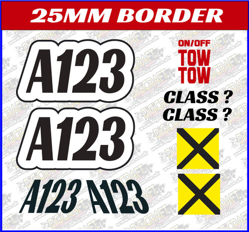 Autograss door numbers roof - door,