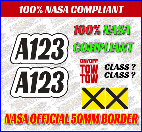 Autograss door numbers - autograss, class