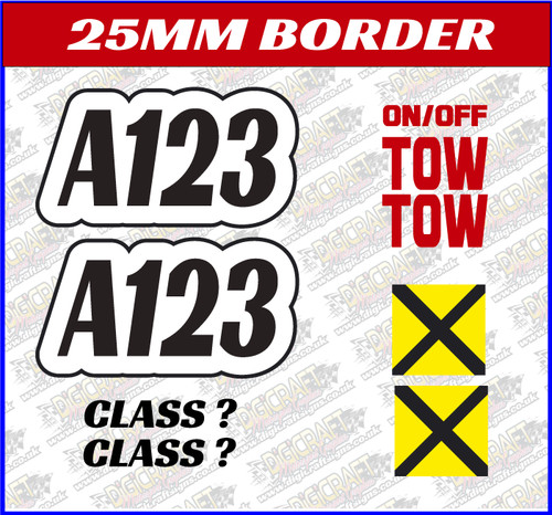 Autograss door numbers and - door,
